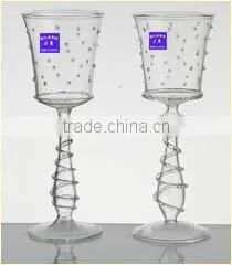 Glass Stemmed Goblet