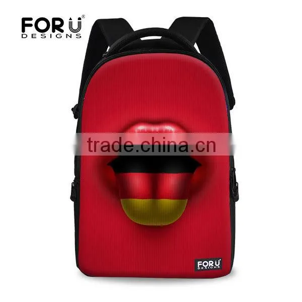 National Flag Red Lip Sexy Laptop Bags,Fashionable Laptop Bags,Backpack Laptop Bag photo-4