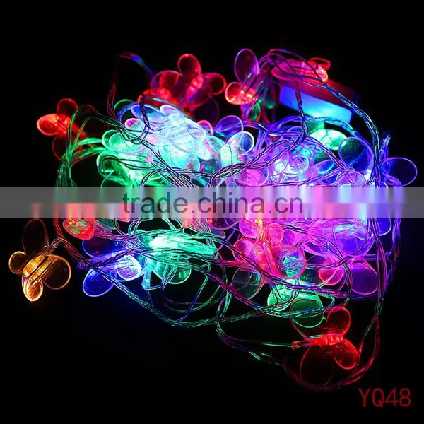YQ48 Beautiful butterfly led lights string christmas lighting
