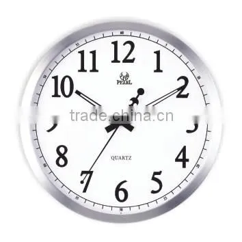 Pearl Metal Wall Clock PW048 With LCD Display Month Date Day Temperature photo-4