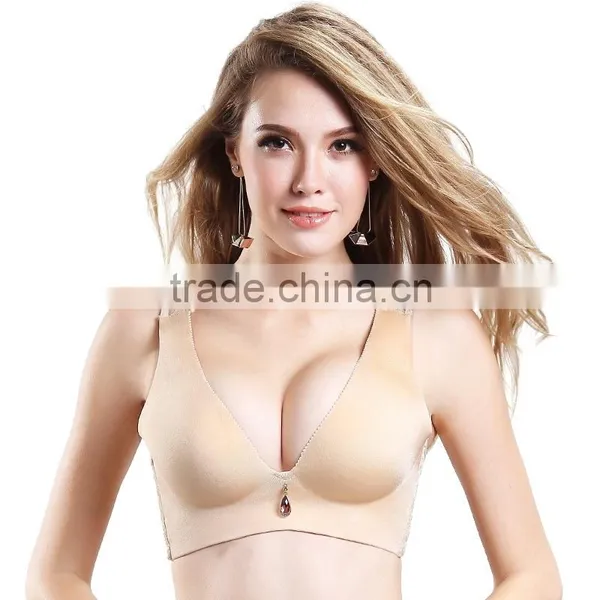 Ladies Sexy Seamless Sports Bra Tops Seamless Ahh Bra photo-2