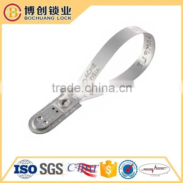 Metal Strap Seal Flat Metal Strap Seals Lock for Truck and Container photo-2