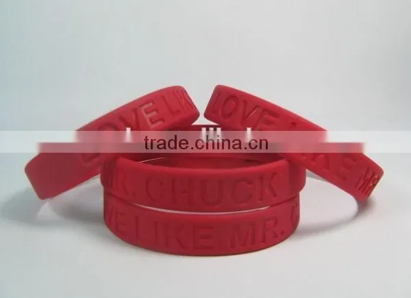 Fashion Silicone Bracelet Cheap Rubber Wristband photo-2