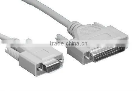 AT Modem Cable DB9F DB25M