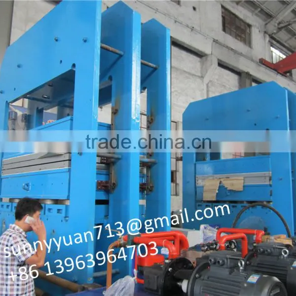 Qingdao Rubber Product Making Machinery / Car Floor Mat Hydraulic Vulcanizing Press / Rubber Plate Vulcanizing Machine photo-6
