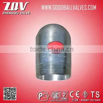 black malleable iron bull plug pipe fittings