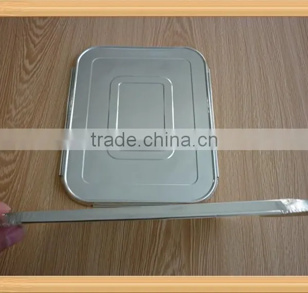 Rectangular Disposable Catering Aluminum Foil Container Lid photo-5