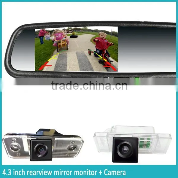 GERMID Bluetooth Rear View Mirror Back up Camera Display and Bluetooth Car Handsfree Kit photo-2