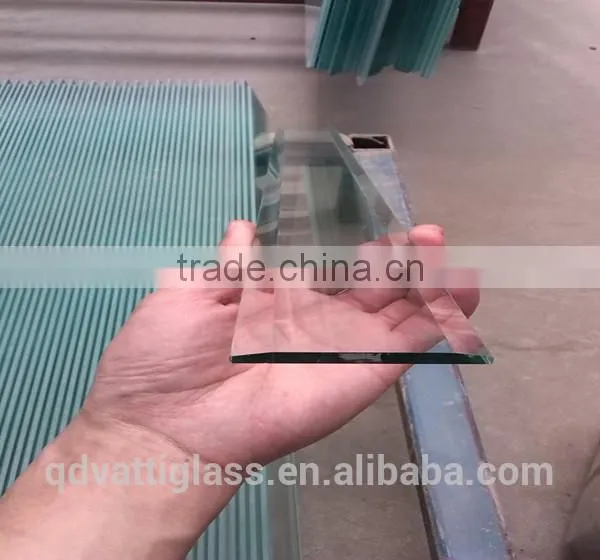 Factory Customized Clear Tempered Beveled Glass for Commercial Building photo-6