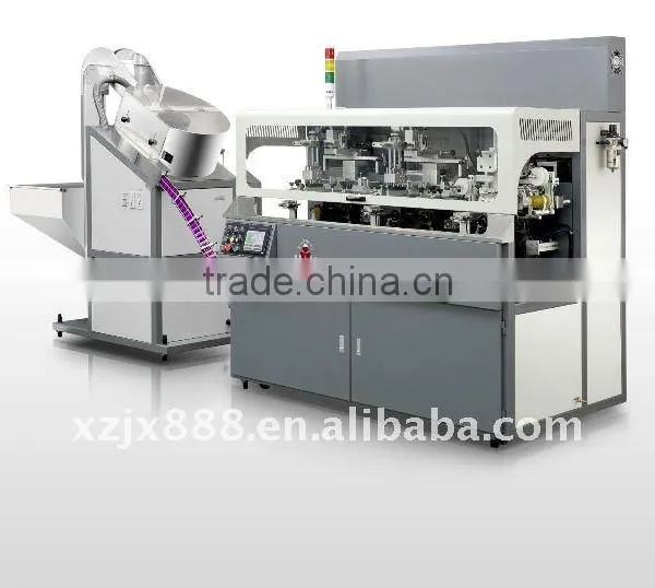 Fully Automatic 2color UV Screen Printing and 1 Color Hot Foil Printing