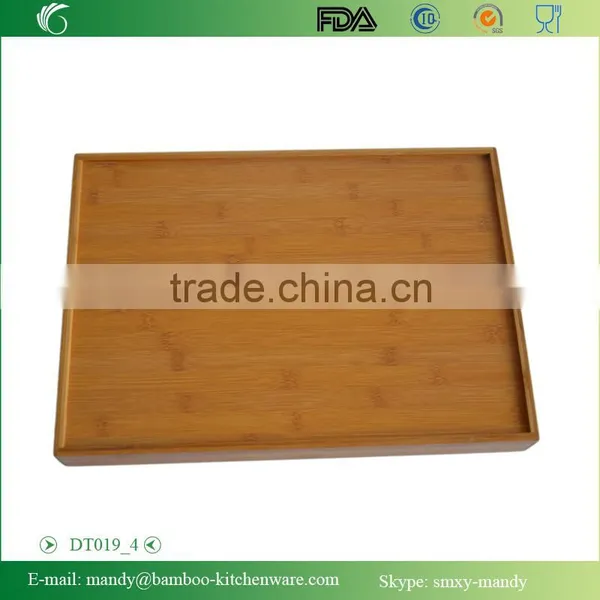 DT019 Expandable Bamboo Cutlery Tray , Kitchen Utensil Organization photo-5