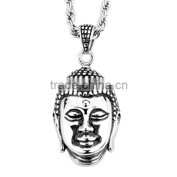Best Sell Fashion Design Hot Stainless Steel Buddha Pendant photo-3