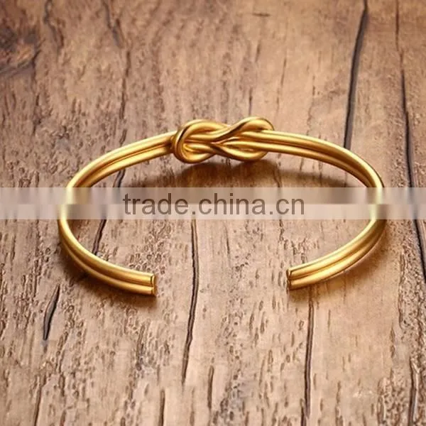 Personality Stainless Steel Jewelry Bowknot Three Colors Bracelet photo-4