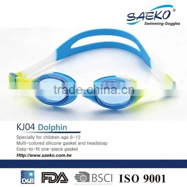Dolphin - One Piece Anti-Glare UV Protection Junior Children Kids Swimming Goggles Play Fun photo-5
