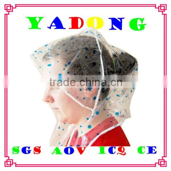 Waterproof pe Rain Hat/rain Hood/disposable Rain Hat photo-2