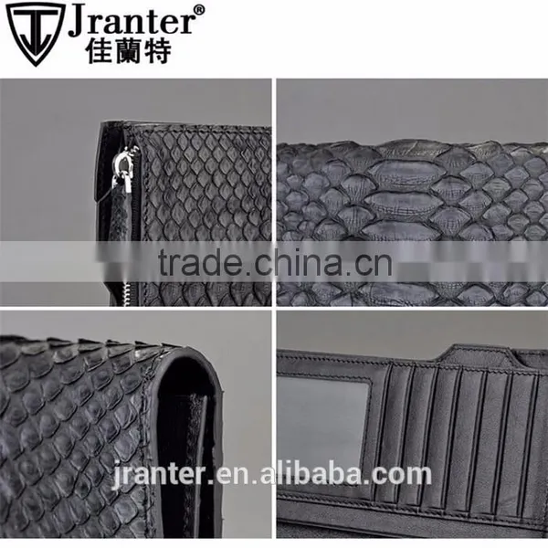 Customize Handmade Real Python Snakeskin Business Credit Card Wallet photo-3
