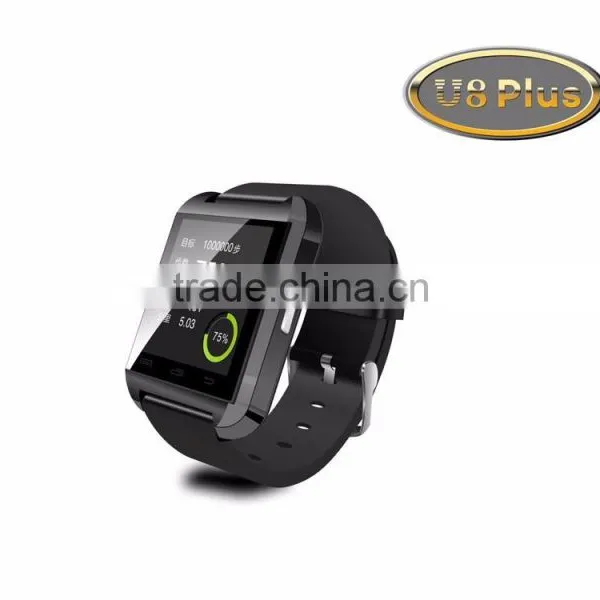 Bluetooth Smart Watch WristWatch U8 Plus Fit for Smartphones IOS Android Apple Iphone 5/5C/5S/6 Android Samsung S4/S5/S6/Note4 photo-2