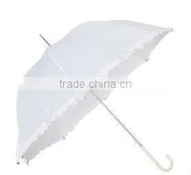 Lilly White Wedding Umbrella.lady Umbrella