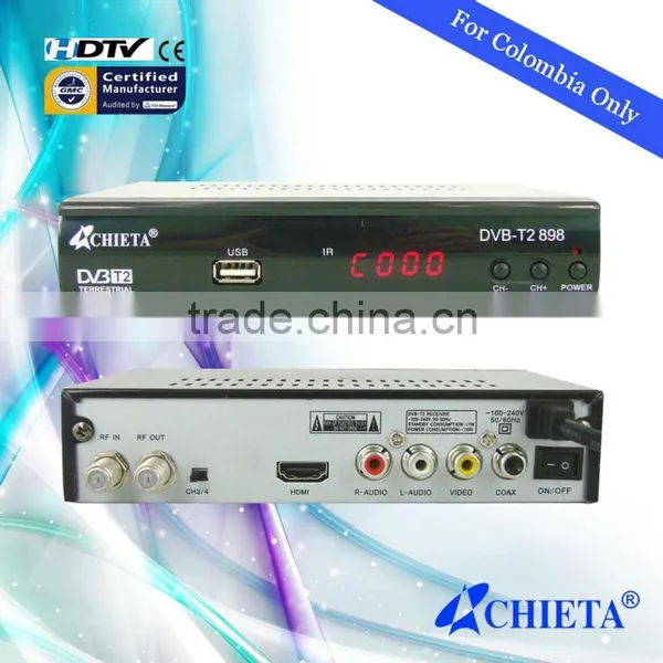 Metal Housing Full HD 1080P 220mm DVB-T2 Terrestrial TV Receiver With Digital LED Display photo-3