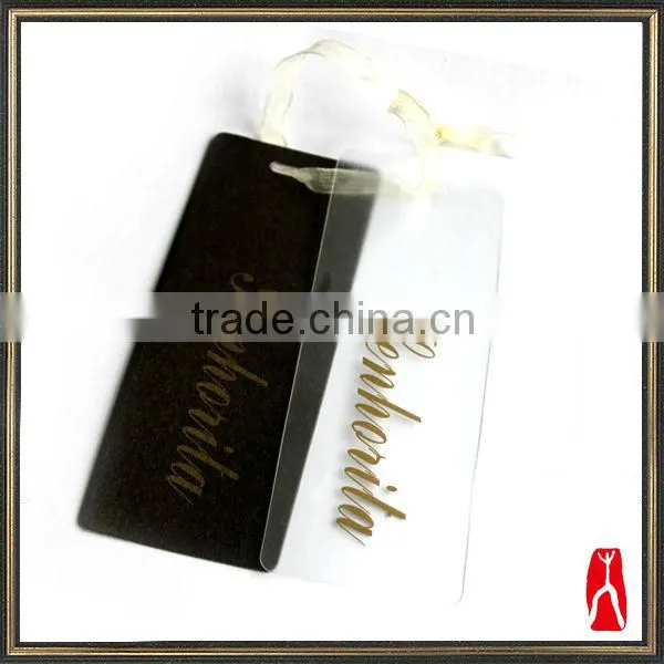 2016 Paper Clothing Tags Garment Tag Glossy Laminated Paper Tags Wholesale