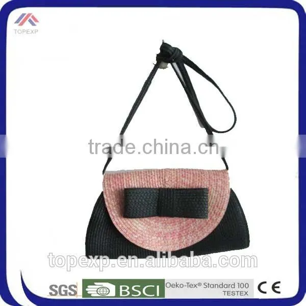 Long Handle Shoulder Bag Linen Mini Two Colors Bag photo-3