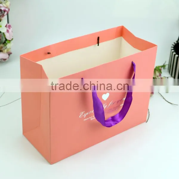 Paper Shopping Bags With Handles Wholesale Bag With Logo Print Factory Directly Sale photo-2