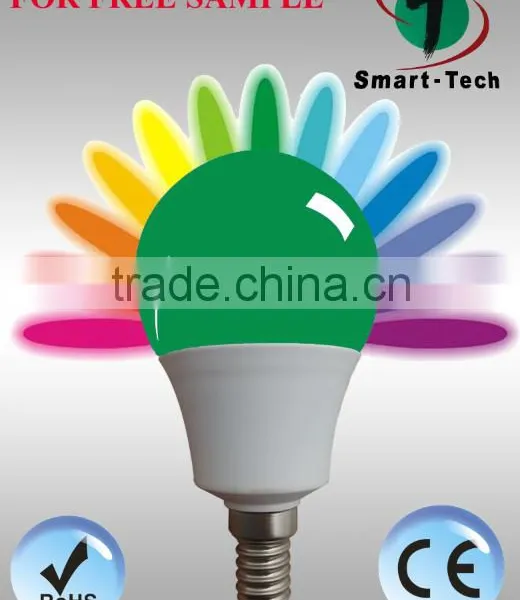 IR Remote Control E14 3W 5W Color Changing Rgb Bulb Light photo-3