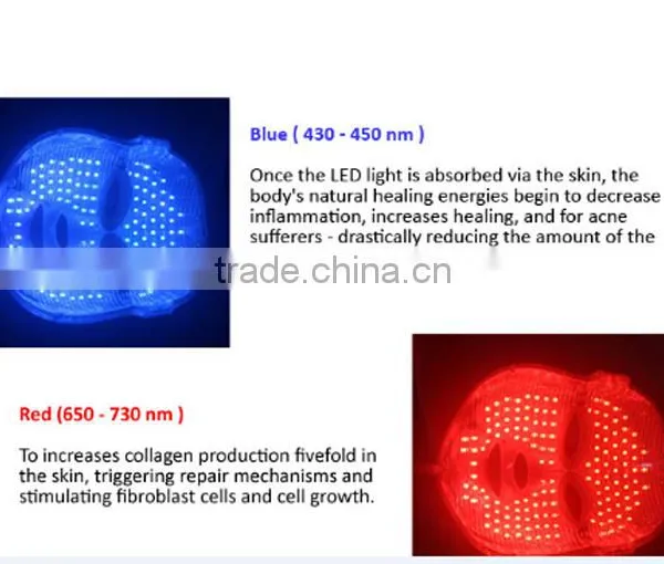7 Color PDT Mask Led Photodynamic Skin care Light Therapy For Skin Rejuvenation CE Yellow 590 Nm photo-4
