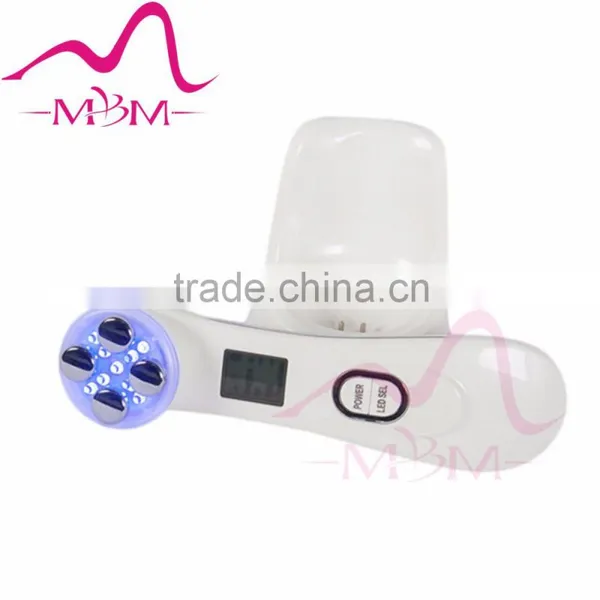 2015 Home Use Skin Care Mini Ultrasonic Face Massager Vibrator Electric Facial Massager Beauty Machine photo-2