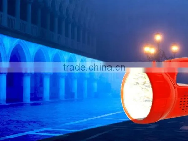 Kawachi Portable Mini Speaker Electric Torch Flashlight Speakers USB TF Card FM Radio Player
