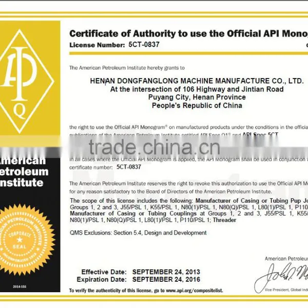 API 5CT 2 7/8"eue * 3 1/2" Eue N80 Crossover Coupling for Oilfield photo-2