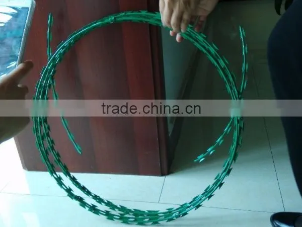 Wholesale BTO-22 Powder Coated Razor Barbed Wire photo-6
