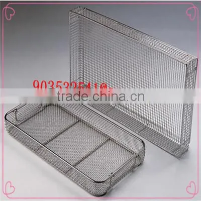 Medical 304 316 Stainless Steel Disinfecting Basket Manufacturer