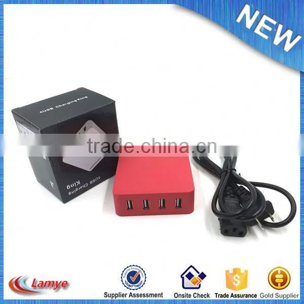 Mobile Phone Multiplie 4 Usb Wall uk Socket Custom Logo photo-5