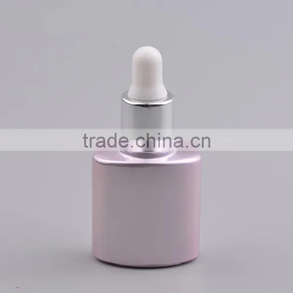 Aluminum Cap Dropper Bottle With Child and Tamper Proof Cap uv Gel Colored Glass Essential Oil Bottles 7ml photo-5
