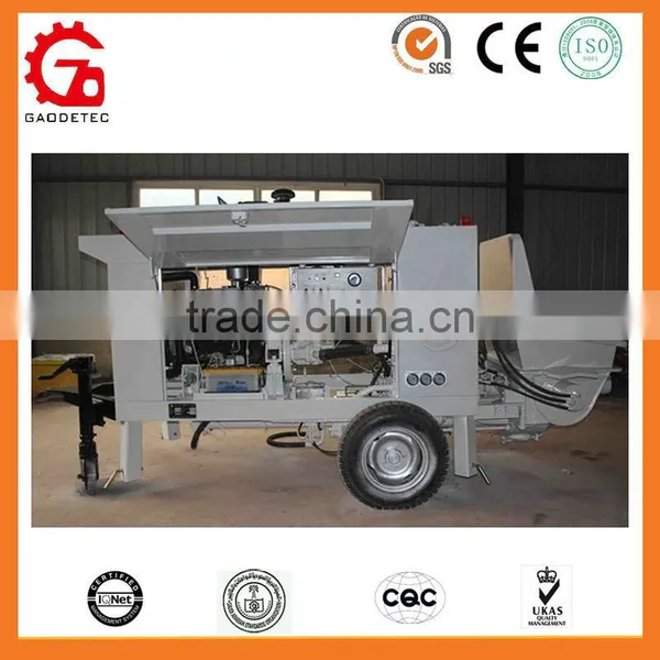 With Diesel Drive Output 15m3/h Dry and Wet Shotcrete Machine