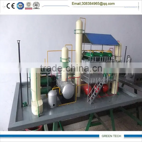 2016 Hotselling 10 TPD Continuous Oil Purifier Distillation Equipment With ISO14001 photo-2