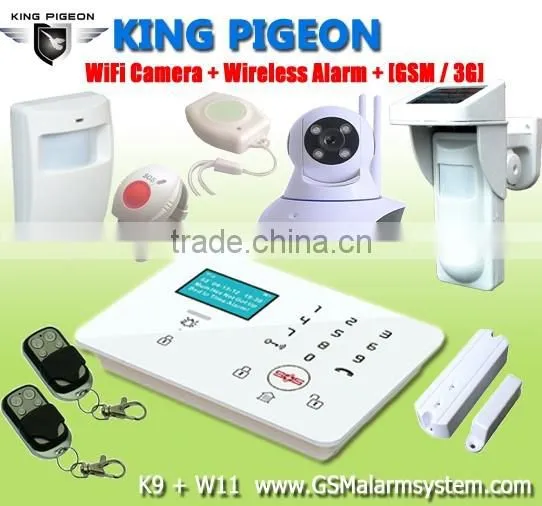Gsm Wireless Home Burglar Security Alarm System Digital Home Security Alarm System K9