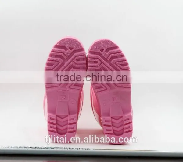 China Factory Fashion Wellingtons PVC Rain Boot,safety Shoes photo-5