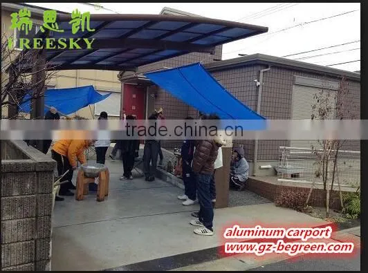 2017 Hot Sale Portable Modern Polycarbonate Roof Cantilever Carport in China photo-5