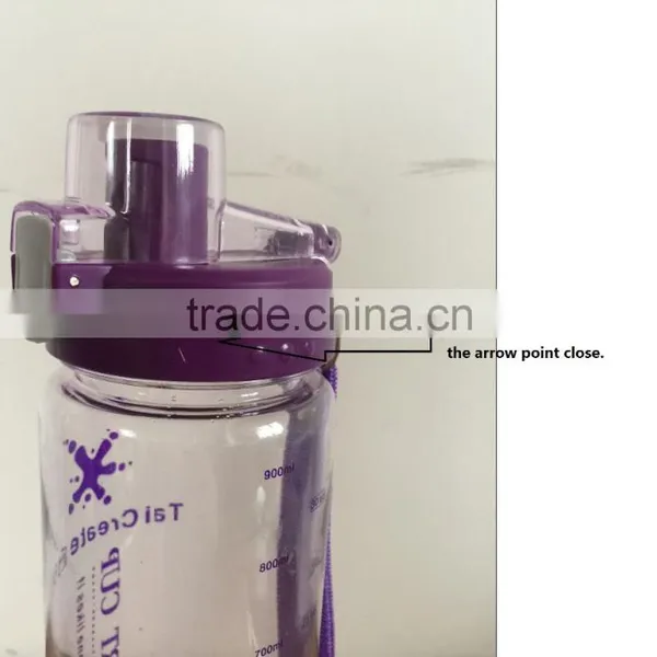 800ml BPA Free Water Bottle, Airtight Water Proof, Low MOQ, With Finger Grips, 2-year Warranty photo-2