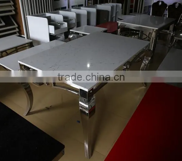 Western Popular Quartz Dining Table on Sale photo-4