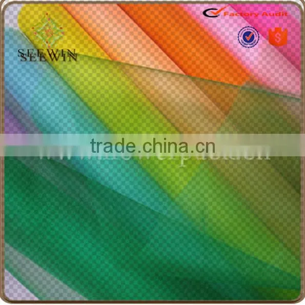 Colorful Soft Silk Fabric Chiffon Organza Roll for Wedding / Holiday Decoration photo-3