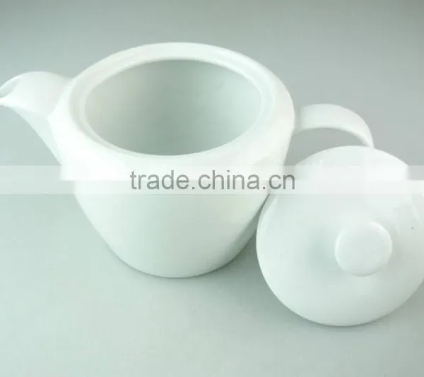 Stock White Porcelain Tea Pot With Very Cheap Price photo-2