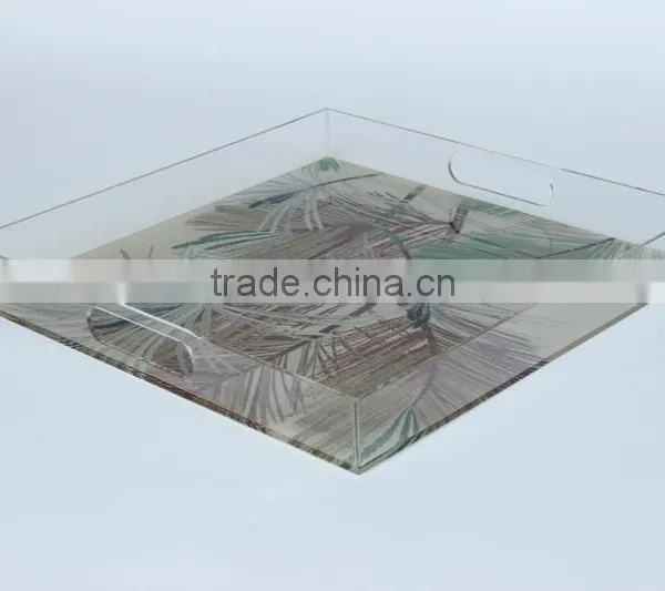 Wholesale Custom OEM Square Storage Tray,Acrylic Tray photo-2