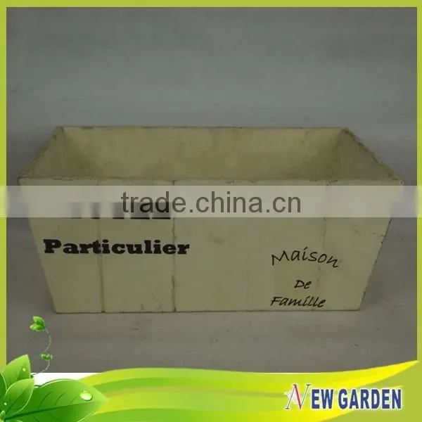 Fashionable Decorative Hand Craft Retangle Basket Wood/Wooden Planter photo-6