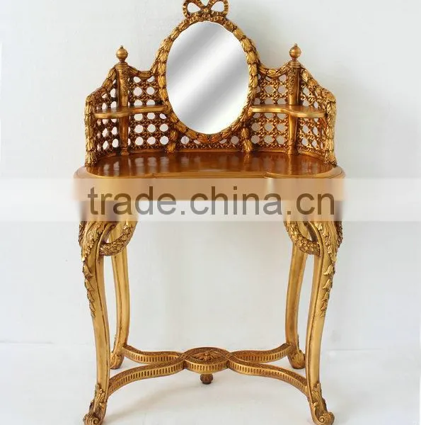 Factory Wholesales Side Console Table With Mirror Set photo-6