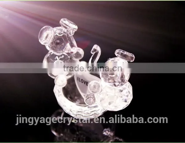Lovely Crystal Double Elephants Model Gifts as Promotional Christmas Gifts photo-3