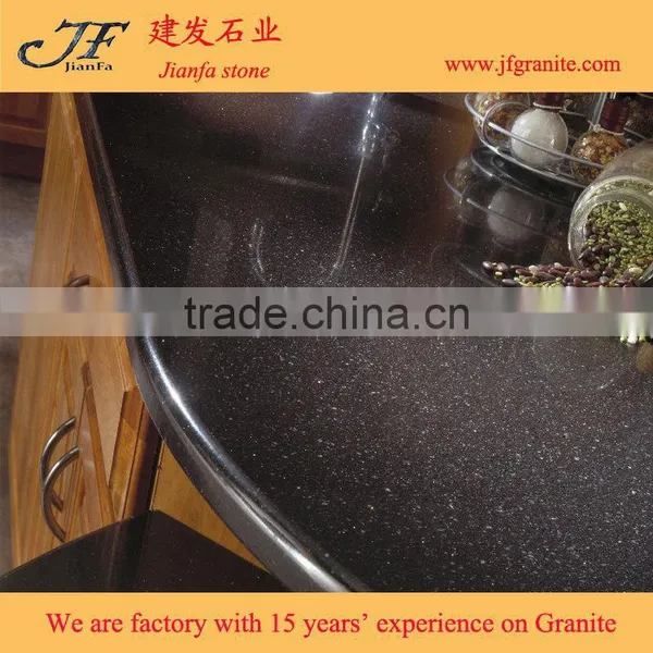 Surprise Mystic Black Granite Kitchen Island Table Top photo-2