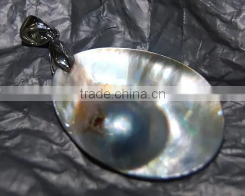 Wholesale Mabe Pearl Pendent Necklace photo-2